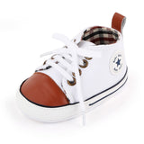 Baby Sneaker Boy Girl Shoes Print Star Canvas Soft Anti-Slip Sole Newborn Infant First Walkers Toddler Casual Canvas Crib Shoes
