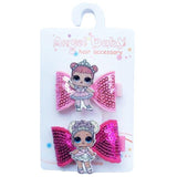 LOL Surprise Dolls Cartoon Fashion Children's Sequins Bow Hairpin Headdress Hair Accessories Girl Birthday Toys Gifts - shopwishi 