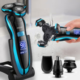 Fast Charging Rechargeable Electric Shaver Machine for Men Beard for Wet-Dry Dual Use and Water Proof