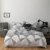 Solstice Home Textile Cyan Cute Cat Kitty Duvet Cover Pillow Case Bed Sheet Boy Kid Teen Girl Bedding Linens Set King Queen Twin
