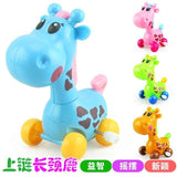 1 Piece Aircraft Clockwork Cute Cartoon Animals Wind Up Toys for Children Dog Shape Car Model Toy Baby Filed Gift for Kids - shopwishi 