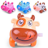 1 Piece Aircraft Clockwork Cute Cartoon Animals Wind Up Toys for Children Dog Shape Car Model Toy Baby Filed Gift for Kids - shopwishi 