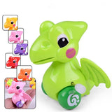 1 Piece Aircraft Clockwork Cute Cartoon Animals Wind Up Toys for Children Dog Shape Car Model Toy Baby Filed Gift for Kids - shopwishi 