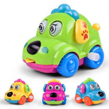 1 Piece Aircraft Clockwork Cute Cartoon Animals Wind Up Toys for Children Dog Shape Car Model Toy Baby Filed Gift for Kids - shopwishi 