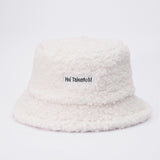 Lamb Faux Fur Bucket Hat Thickened Warm Teddy Velvet Winter Hats For Women Lady Bob  Panama Outdoor Plush Fisherman Hat