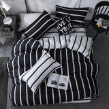 Solstice Stylish Black Flamingo Style Comforter Bedding Set 3/4pcs Bedclothes Sets Bed Linings Duvet Cover Bed Sheet Pillowcases