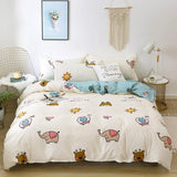 Solstice Stylish Black Flamingo Style Comforter Bedding Set 3/4pcs Bedclothes Sets Bed Linings Duvet Cover Bed Sheet Pillowcases