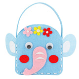 Non-Woven Fabric DIY Handbag Children Craft Toy Mini Bag Non-woven Cloth Colorful Handmade Bag Cartoon Animal Children Handbags