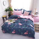 Solstice Home Textile Cyan Cute Cat Kitty Duvet Cover Pillow Case Bed Sheet Boy Kid Teen Girl Bedding Linens Set King Queen Twin