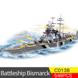 Lego Military Warship Navy Aircraft Army Building Block Figures for Children