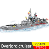 Lego Military Warship Navy Aircraft Army Building Block Figures for Children