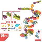 Baby Bath Toys DIY Assembling Track Slide Suction Cup Orbits Bathroom Bathtub Shower Toy Duck Water Toys For Children Boys Girls