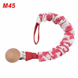 Baby Infant Cotton Pacifier Clip for Newborn Teething Soother Chew Dummy Chains Dropship - shopwishi 