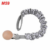 Baby Infant Cotton Pacifier Clip for Newborn Teething Soother Chew Dummy Chains Dropship - shopwishi 
