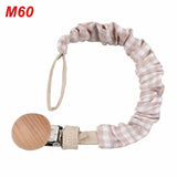 Baby Infant Cotton Pacifier Clip for Newborn Teething Soother Chew Dummy Chains Dropship - shopwishi 