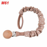 Baby Infant Cotton Pacifier Clip for Newborn Teething Soother Chew Dummy Chains Dropship - shopwishi 