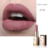 Pudaier Matte Lipstick Waterproof Lip Makeup 26 Colors Long Lasting Moisturizer Lip Tint Korean rouge a levre mat Black Lipstick