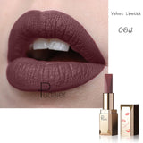 Pudaier Matte Lipstick Waterproof Lip Makeup 26 Colors Long Lasting Moisturizer Lip Tint Korean rouge a levre mat Black Lipstick