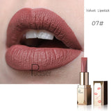 Pudaier Matte Lipstick Waterproof Lip Makeup 26 Colors Long Lasting Moisturizer Lip Tint Korean rouge a levre mat Black Lipstick