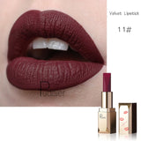 Pudaier Matte Lipstick Waterproof Lip Makeup 26 Colors Long Lasting Moisturizer Lip Tint Korean rouge a levre mat Black Lipstick