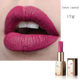 Pudaier Matte Lipstick Waterproof Lip Makeup 26 Colors Long Lasting Moisturizer Lip Tint Korean rouge a levre mat Black Lipstick