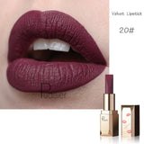 Pudaier Matte Lipstick Waterproof Lip Makeup 26 Colors Long Lasting Moisturizer Lip Tint Korean rouge a levre mat Black Lipstick