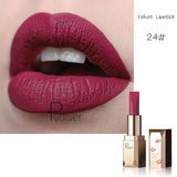 Pudaier Matte Lipstick Waterproof Lip Makeup 26 Colors Long Lasting Moisturizer Lip Tint Korean rouge a levre mat Black Lipstick