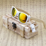 Genuine Real Bamboo Wood Polarized Sunglasses in Wood Gift boxes for