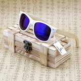 Genuine Real Bamboo Wood Polarized Sunglasses in Wood Gift boxes for