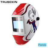 Rechangeable Battery 4 Arc Sensor Big View Solar Auto Darkening/Shading Grinding/Polish Welding Helmet/Welder Goggles/Mask/Cap