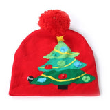 ON SALE! 2020 New Year LED Knitted Christmas Hat Beanie Light Up Illuminate Warm Hat For Kids Adults New Year Christmas Decor