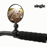 TANDT Bicycle Rearview Mirror Handlebar Rotating Cycling Rear View MTB Accessories mirrors Convex Adjustable  Flexible Extended