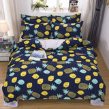 Tropical Plants Leaves 4pcs Girl Boy Kid Bed Cover Set Duvet Cover Adult Child Bed Sheet Pillowcase Comforter Bedding Set 61075