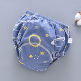 6 Layer Waterproof Reusable Cotton Baby Training Pants Infant Shorts Underwear Cloth Baby Diaper Nappies Panties Nappy Changing