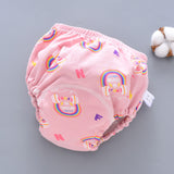 6 Layer Waterproof Reusable Cotton Baby Training Pants Infant Shorts Underwear Cloth Baby Diaper Nappies Panties Nappy Changing
