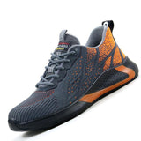 MJYTHF Safety Shoes Men Puncture-Proof Work Sneakers Men Steel Toe Shoes Work Boots Indestructible Safety Boots Male Shoes 2020