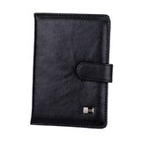 UNISEX Leather Wallet as Travel Passport Holder Cover