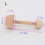 1Pcs Wooden Egg Tart Mould Double Portable Pastry Pusher DIY Baking Supplies Egg Tart Tamper Kitchen Tools