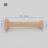 1Pcs Wooden Egg Tart Mould Double Portable Pastry Pusher DIY Baking Supplies Egg Tart Tamper Kitchen Tools