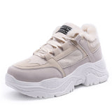 FUJIN Women Casual Sneakers Winter Sneakers Breathable Women's Shoes Female Summer Comrfortable Platform Snow Boots Shoes Women