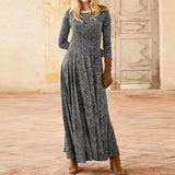 Elegant Floral Print Split Maxi Dresses Women Autumn Deep V Neck Flare Sleeve Party Dress Ladies Sexy Plus Size Slim Dress Belt
