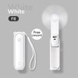 JISULIFE Handheld Fan Mini Fans Ventilador USB Rechargeable Fan 4800mAh