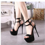 Summer Fashion Sandals Sexy Open Toe 16CM High Heels
