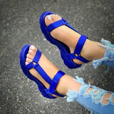 Big Size 43 Multi Colors Casual Shoes Woman Flat Dropship Comfortable Sandals Female Light Sandalias De Mujer