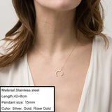JUJIE Stainless Steel Choker Chain Necklaces For Women 2020 Classic Gold Layered Necklace Sets Jewelry Wholesale/Dropshipping