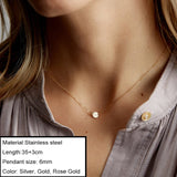 JUJIE Stainless Steel Choker Chain Necklaces For Women 2020 Classic Gold Layered Necklace Sets Jewelry Wholesale/Dropshipping