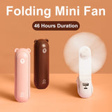 JISULIFE Handheld Fan Mini Fans Ventilador USB Rechargeable Fan 4800mAh