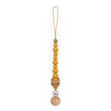 Baby Pacifier Clips Silicone Beads Wooden Ring Pacifier Chain Infant Nipple Appease Soother Chain Clips Dummy Holder Nipple Clip