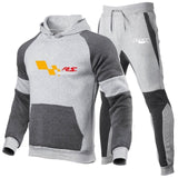 2020 new2 Pieces Sets Tracksuit BMW printing Men Hooded Sweatshirt+pants Pullover Hoodie Sportwear Suit   Casual Men Clothes