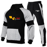 2020 new2 Pieces Sets Tracksuit BMW printing Men Hooded Sweatshirt+pants Pullover Hoodie Sportwear Suit   Casual Men Clothes